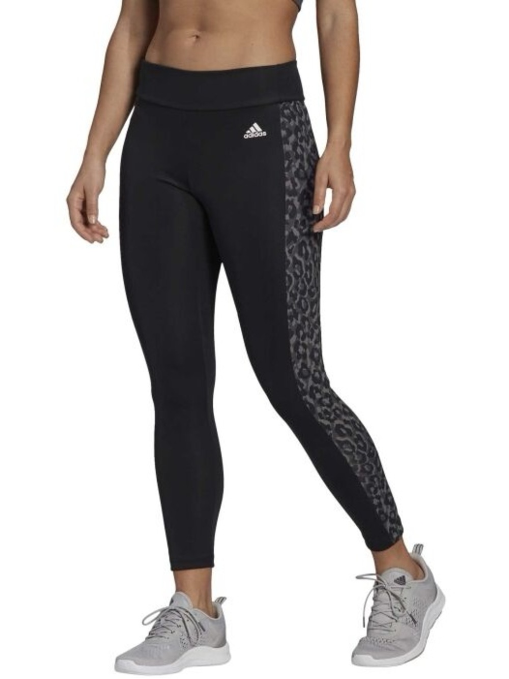 adidas LEO 78 TIG Black Leopard Leggings in size Medium - Like New